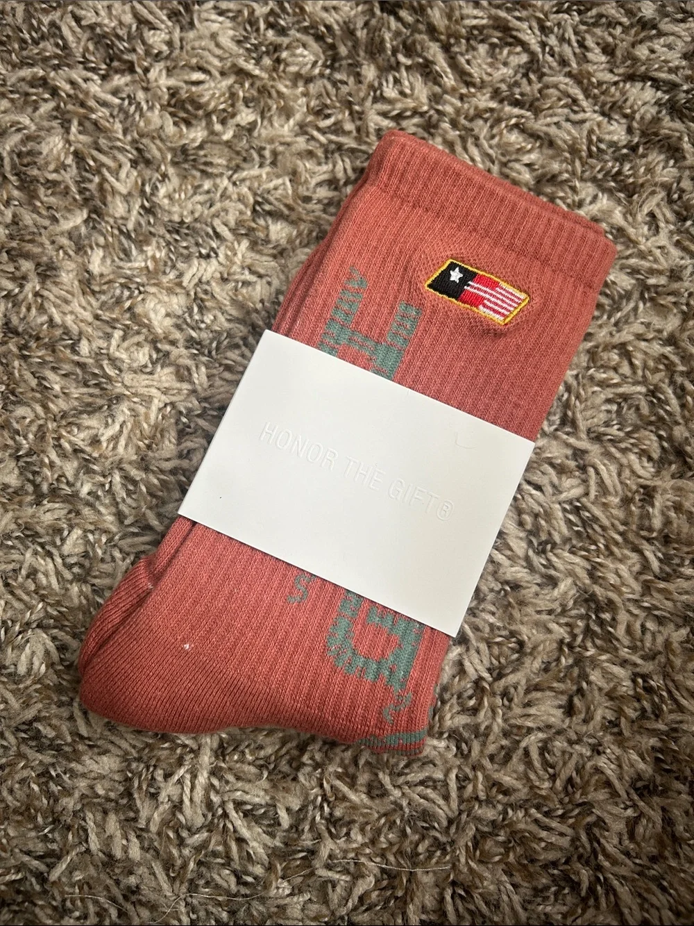 Honor the Gift Weathered Sock in Terra Cotta NWT Sz 8-11